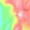 Mud Pot topographic map, elevation, terrain