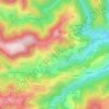 Le Vernet de Danton topographic map, elevation, terrain