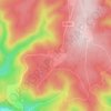 Les Woieries topographic map, elevation, terrain