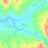 Jubones topographic map, elevation, terrain