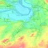 West Learmouth topographic map, elevation, terrain