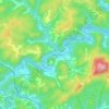 Freeman topographic map, elevation, terrain