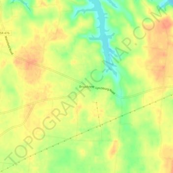 Broadview topographic map, elevation, terrain