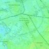 Klein-Parijs topographic map, elevation, terrain