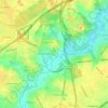 Christiana topographic map, elevation, terrain