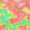 Filly topographic map, elevation, terrain