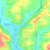Kervers topographic map, elevation, terrain