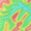 Glasberg topographic map, elevation, terrain