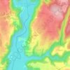 La Sagnolle topographic map, elevation, terrain