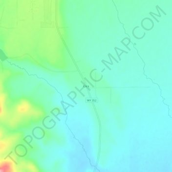 Cora topographic map, elevation, terrain