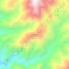 Simoro topographic map, elevation, terrain
