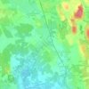 Kluftern topographic map, elevation, terrain