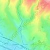 La Bassée topographic map, elevation, terrain