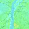 Kampung Cina topographic map, elevation, terrain