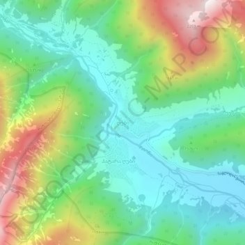 Ghebi topographic map, elevation, terrain