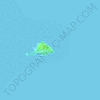 Pag-asa topographic map, elevation, terrain