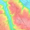 Les Vertus topographic map, elevation, terrain