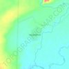 Урожайное topographic map, elevation, terrain