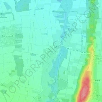 Stockheim topographic map, elevation, terrain