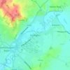 Tiddington topographic map, elevation, terrain