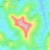 Budo topographic map, elevation, terrain