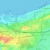 The subdivision Mandariniers topographic map, elevation, terrain