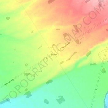 Kiwitea topographic map, elevation, terrain