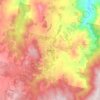 Batlow topographic map, elevation, terrain
