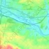 Kenilworth topographic map, elevation, terrain
