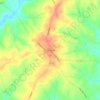 Craytonville topographic map, elevation, terrain