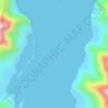 Bahía de Turiamo topographic map, elevation, terrain