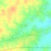 Каредж topographic map, elevation, terrain