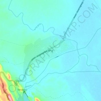 Logiya topographic map, elevation, terrain