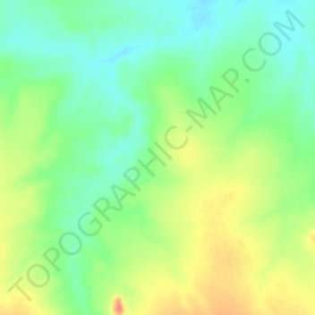 Jauro topographic map, elevation, terrain