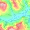 Aberbran topographic map, elevation, terrain