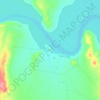 Şahintepe topographic map, elevation, terrain
