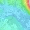 Marlieu topographic map, elevation, terrain