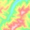 Cuarterón topographic map, elevation, terrain