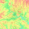 Cedar Rapids topographic map, elevation, terrain