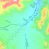 Burkes Pass topographic map, elevation, terrain