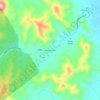Many Peaks topographic map, elevation, terrain
