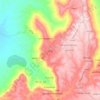 Yafran topographic map, elevation, terrain