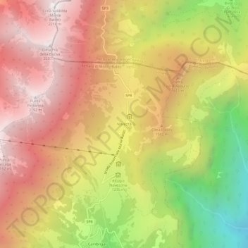 Novezza topographic map, elevation, terrain