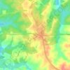 Rice topographic map, elevation, terrain