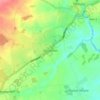 Doughton topographic map, elevation, terrain