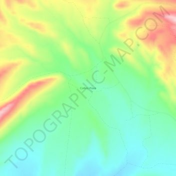 Collins Place topographic map, elevation, terrain