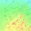 Jhunjhunūn topographic map, elevation, terrain