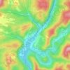 Cass topographic map, elevation, terrain