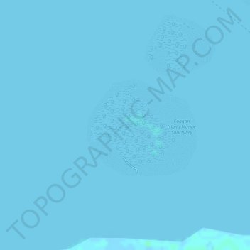 Cabgan Island topographic map, elevation, terrain