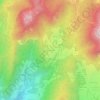 Les Guillets topographic map, elevation, terrain